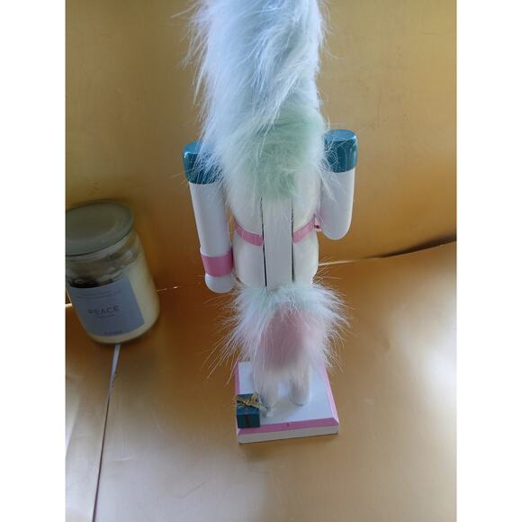 North Pole Trading Co 14" Unicorn Nutcracker - Picture 4 of 9